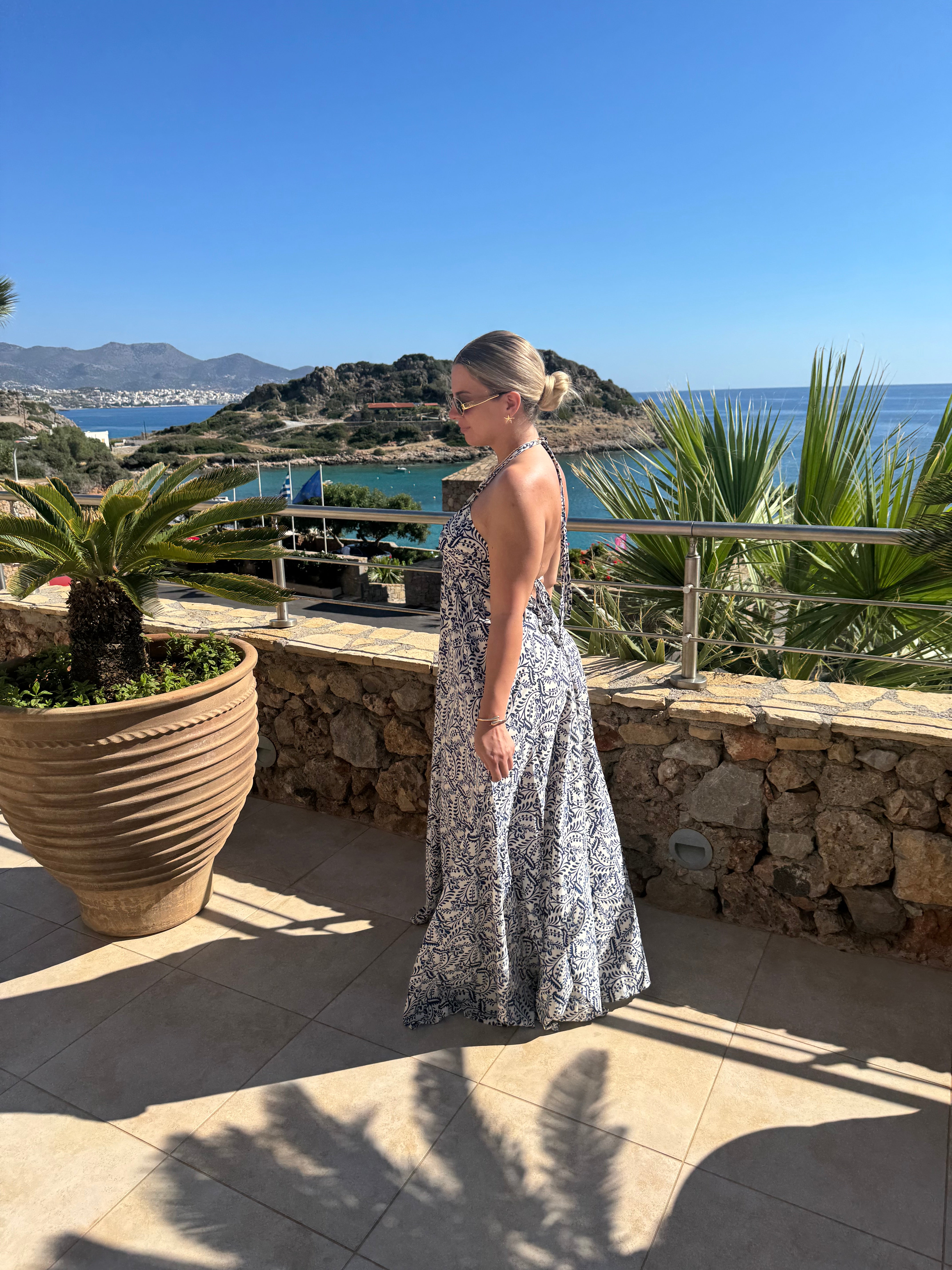 Robe crête - bleu